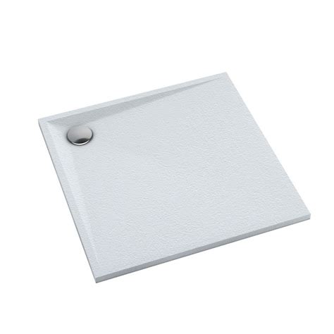 Receveur de douche rectangle extra plat antidérapant WHITE SCALE