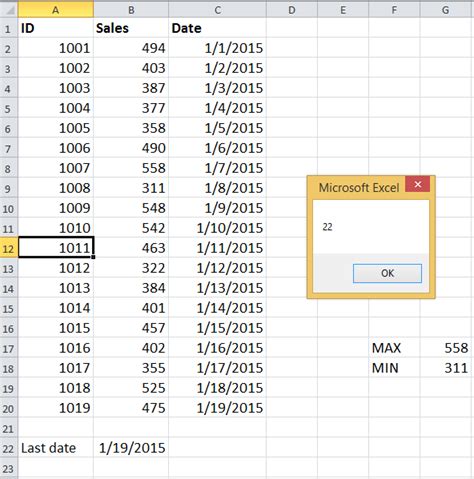 How To Select Last Cell With Data In A Rowcolumn In Excel