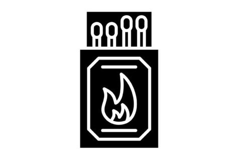 Matches Glyph Icon Graphic By Mahi Icons Creative Fabrica