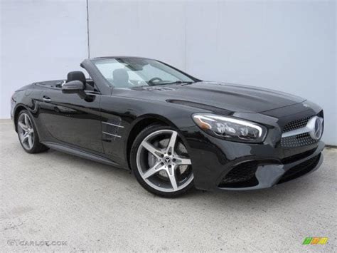 Obsidian Black Metallic 2018 Mercedes Benz SL 550 Roadster Exterior