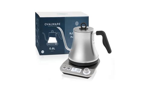 OVALWARE Electric Pour Over Gooseneck Kettle 0 8L New Groupon