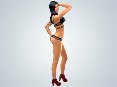 The Sims Resource Syberia Luxury Lingerie Set Recolor