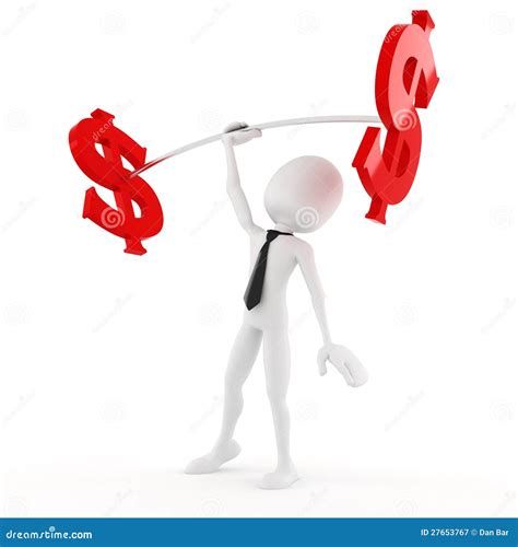 3d Man Success In Business Concept Stock Illustration Illustration Of