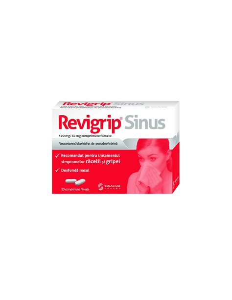 Revigrip Sinus X De Comprimate Filmate