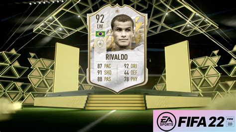 Fifa 22 Prime Icon Rivaldo Review 92 Prime Icon Rivaldo Player Review