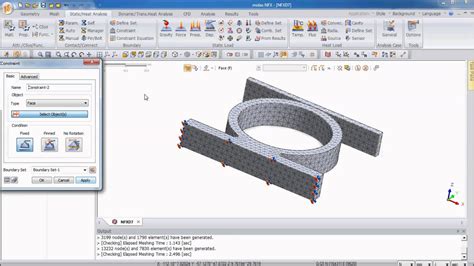 Fea On Rubber Under Pressure Midas Nfx Youtube