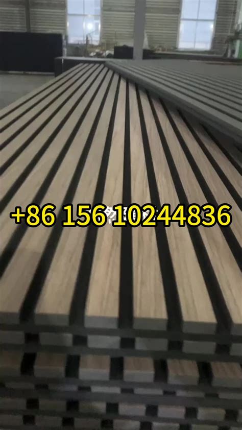 Wooden Slat Wall Slat Ceiling Wood Panels Pet Acoustic Panel Indoor