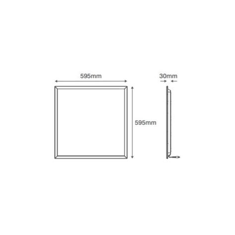 Ovia Backlit Led Panel Light X K Lm Made In Uk