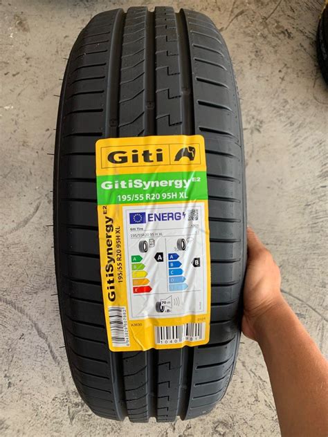 Giti Synergy E2 195 55R20 Car Accessories Tyres Rims On Carousell