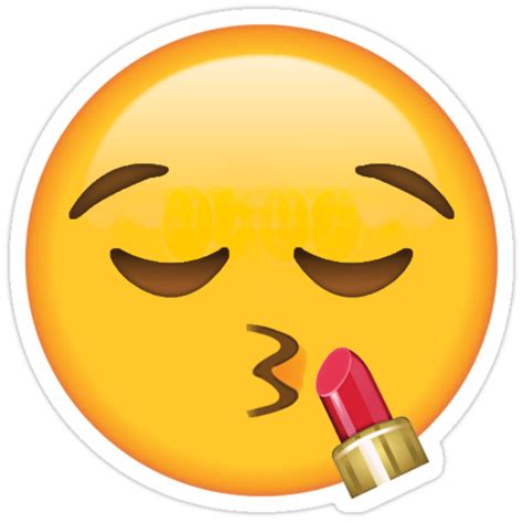 " Sassy Lipstick Secret Emoji | funny internet meme" Stickers by Secret Emojis | Redbubble