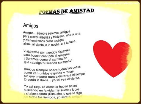 Poemas De Amistad