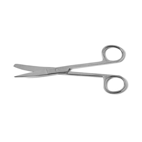 Surgical O R Scissors 5 5 Curved Sharp Blunt Stainless Steel Floor