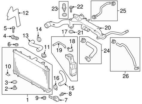 Radiator Components For Subaru Forester Subaru Parts Store