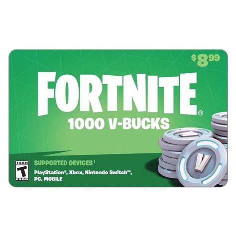 Fortnite 13500 V Bucks Physical Card Gearbox 40 Off