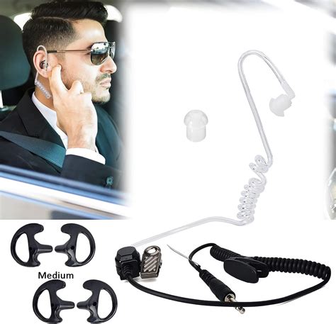 Hys Receiver Listen Only Surveillance 3 5mm Headset Earpiece With Clear Acoustic