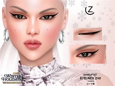 Zenx Makeup Set Eyeliner Z Makeup Set Sims Eyeliner