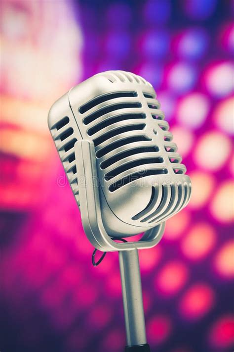 Retro Microphone Royalty Free Stock Photos Microphone Disco