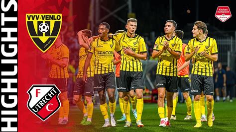 Samenvatting Vvv Venlo Jong Fc Utrecht Youtube