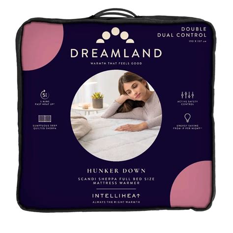 Dreamland King Size Scandi Dual Control Underblanket Electric Blanke Heavins