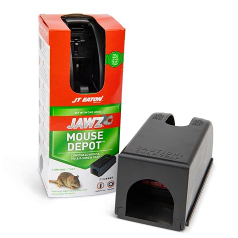 JAWZ™ Mouse Depot™ Covered Mouse Traps - J.T. Eaton