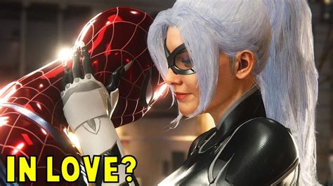 Black Cat Seduces Spider Man The Heist Dlc Black Cat Spider Man Ps