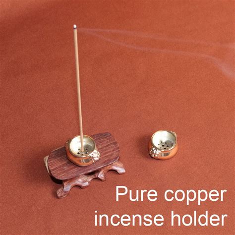 Pure Copper Stick Incense Burner Stand Holder Home Incenso Aromatizador