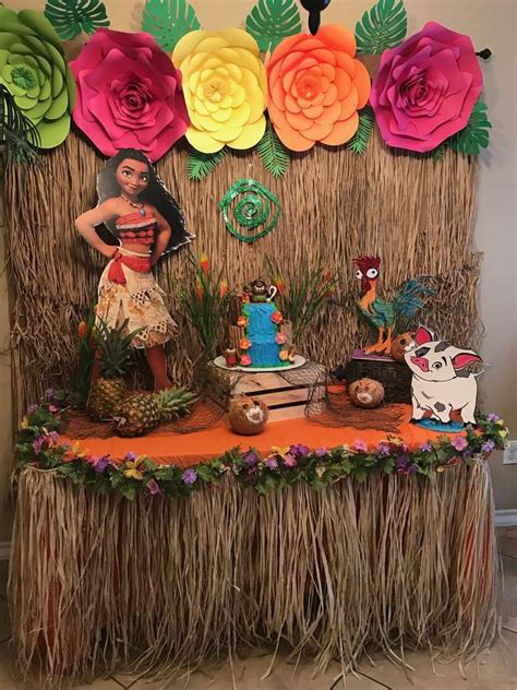 Moana Birthday Party Ideas Photo 1 Of 9 Festa Moana Decoracao