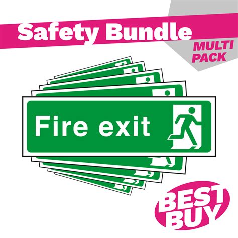 Final Exit British Standard Fire Exit Sign