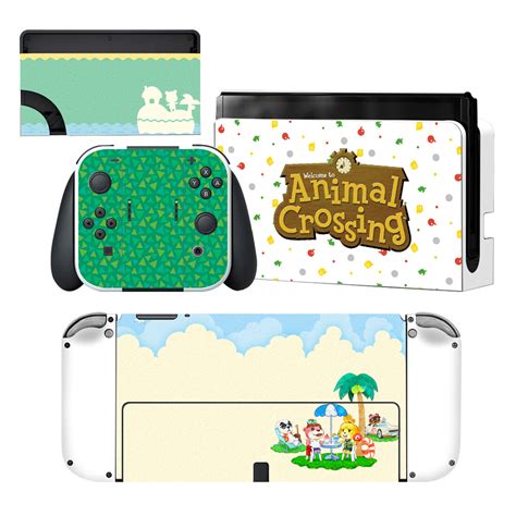 Animal Crossing Nintendo Switch Oled And Joycons Skin Sticker Decal