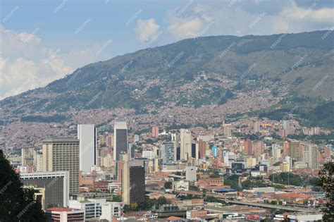 Premium Photo Panoramic Of Medellin City Colombia Buildings And