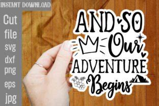 And So Our Adventure Begins SVG Cut File Graphic By SimaCrafts