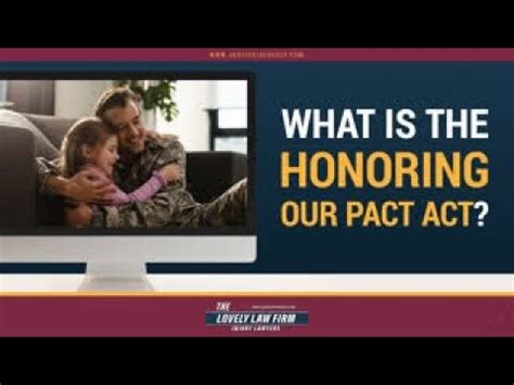 What Is The Honoring Our Pact Act YouTube