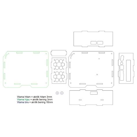 Jual Casing Akrilik Stb Hg P Openwrt Shopee Indonesia