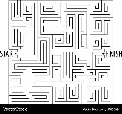 Maze Game Help Find Template Game Stock Vector Royalty 41 OFF