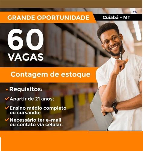 Emprego em Cuiabá 60 Vagas para Auxiliar de Estoque Empregos Cuiabá