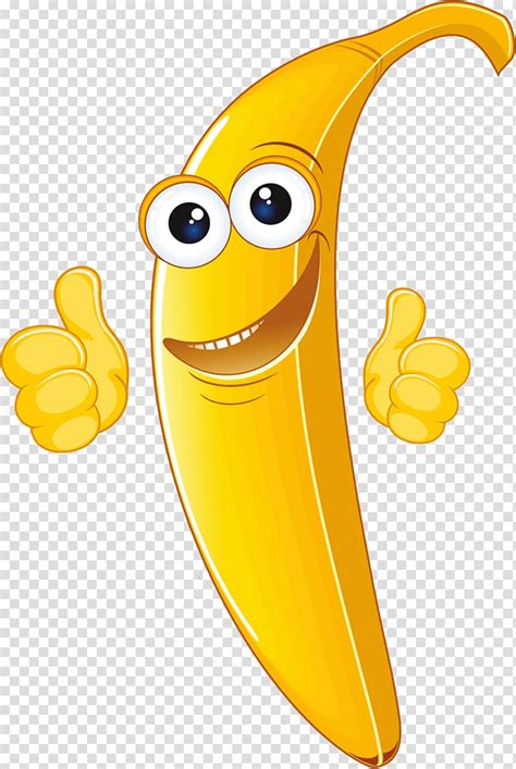 Free Download Banana Illustration Banana Cartoon Animation Smiling