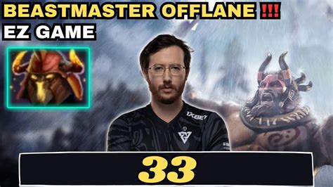 Beastmaster Offlane Gameplay Perspective Full Match Dota