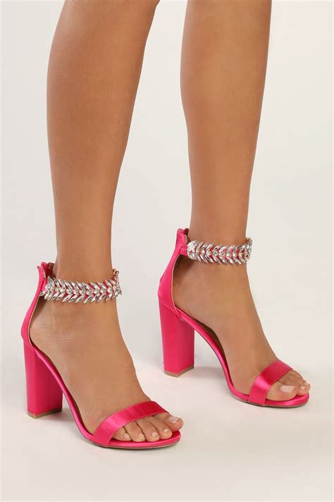 Hot Pink Strappy Shoes Hot Sale Bellvalefarms