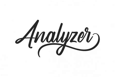 Download Analyzer Demo font | fontsme.com