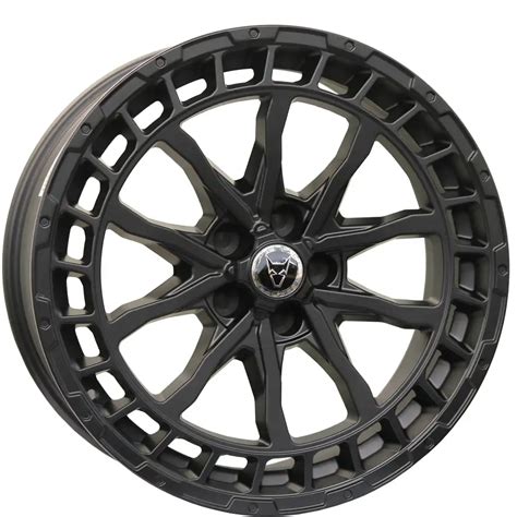 8x18 Wolfrace Explorer Wolf Matt Black Alloy Wheels Alloy Wheels For