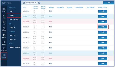 申請制残業の設定・動作について Akashi ヘルプセンター