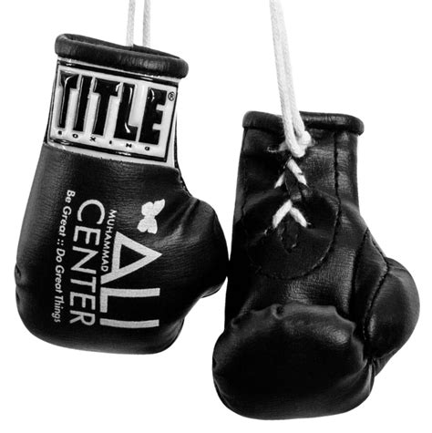 Брелок Title Ali Center Mini Boxing Gloves Black купить в наличии в ...