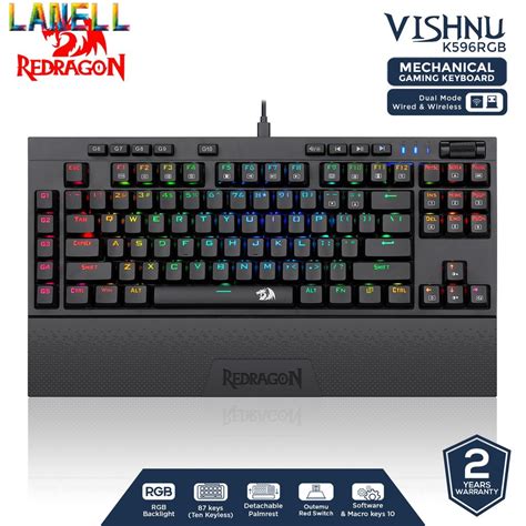 Jual Redragon Rgb Vishnu K Rgb Dual Mode Mechanical Gaming Keyboard