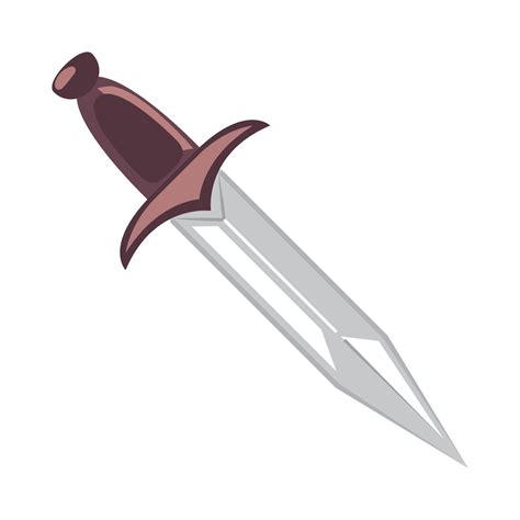 Dagger Icon Flat 10458813 Vector Art At Vecteezy