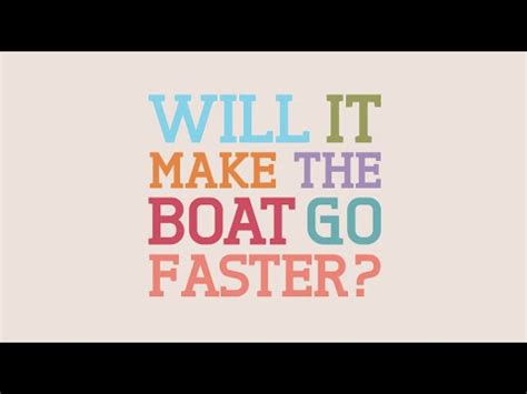 Ben Hunt Davis Will It Make The Boat Go Faster Youtube