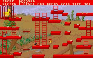 Screenshot Of Chuckie Egg Amiga 1983 MobyGames