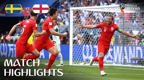 Sweden V England World Cup Russia Goals And Highlights Video