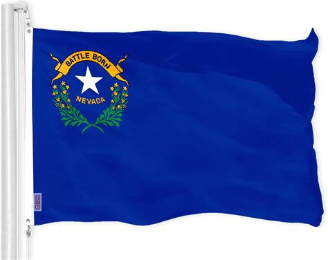 Amazon Tsmd Nevada Nv State Flag On Wood Stick Small Mini Hand