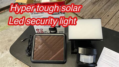 Hyper Tough 1000 Lumen LED Solar Powered Motion Sensor Security Light