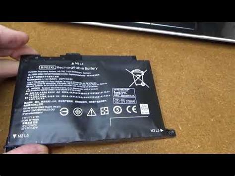 Swollen Hp Laptop Battery Youtube